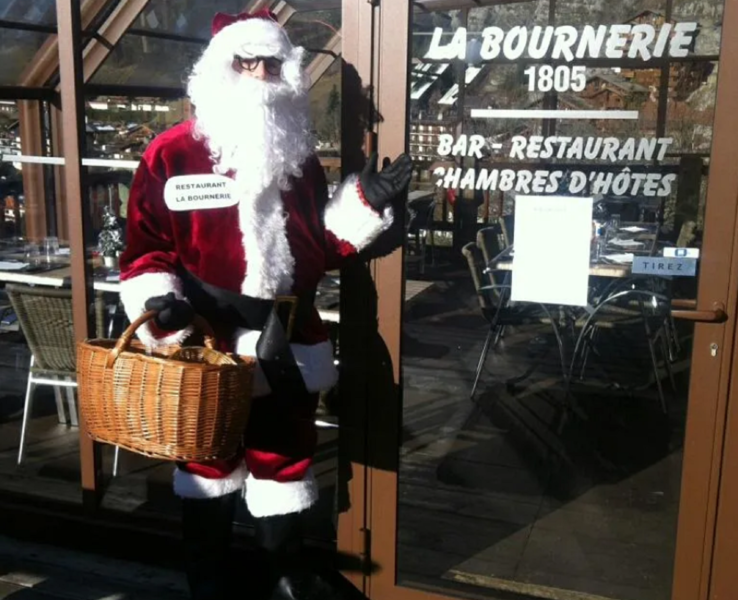 Arrivée du Père Noël à la Bournerie