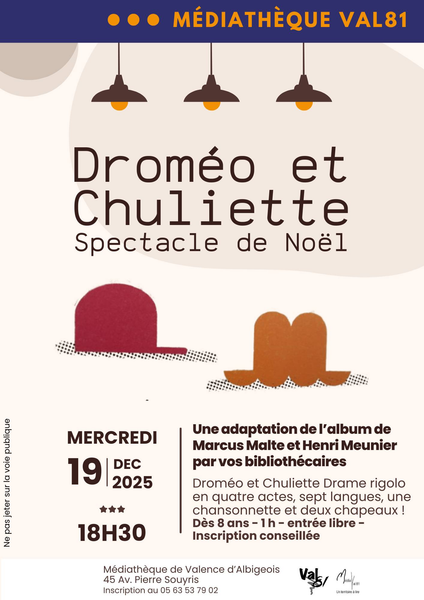 Droméo et Chuliette - Spectacle de Noël