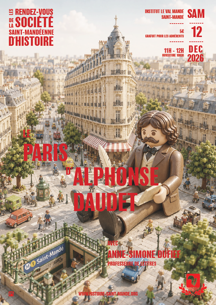Affiche conférence Alphonse Daudet 