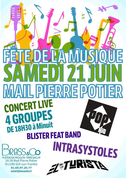 Fête de la Musique 2025 chez Brass&Co sur le plateau de Saclay 