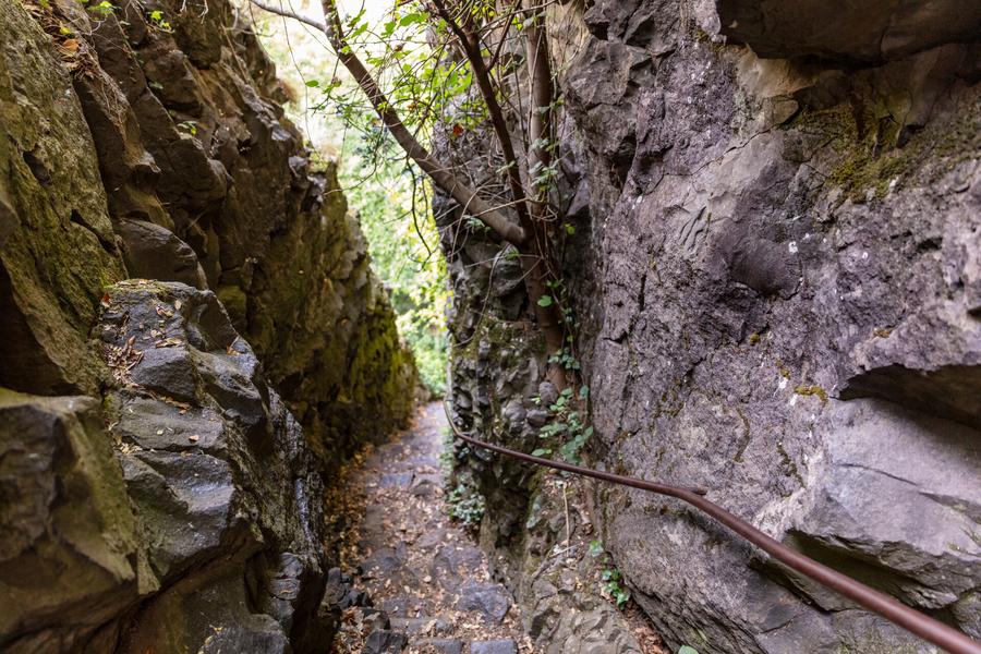 Thueyts - Echelle du roi vue d'en haut