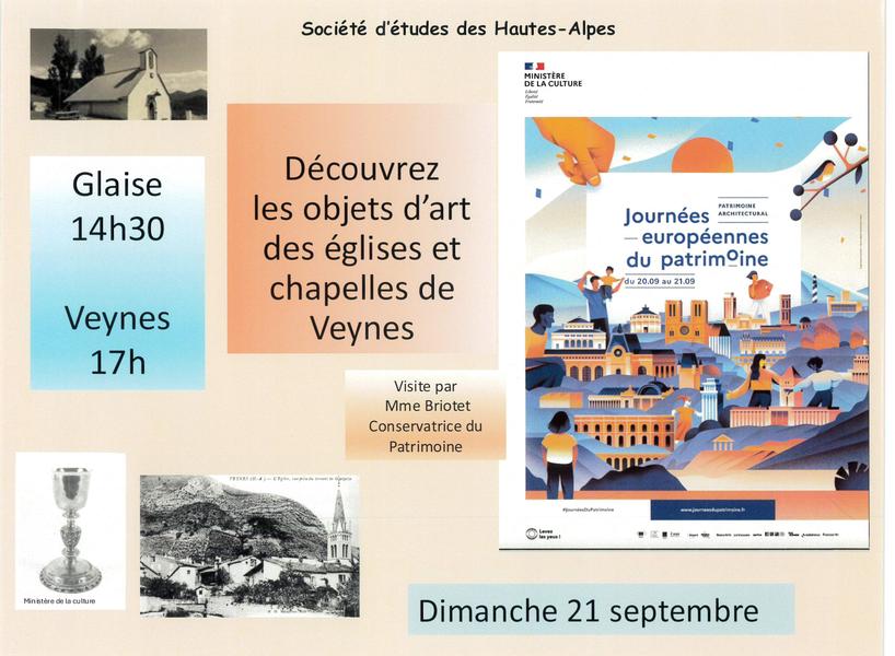JEP : Découvrez les objets d'arts des églises et chapelles de Veynes_Veynes