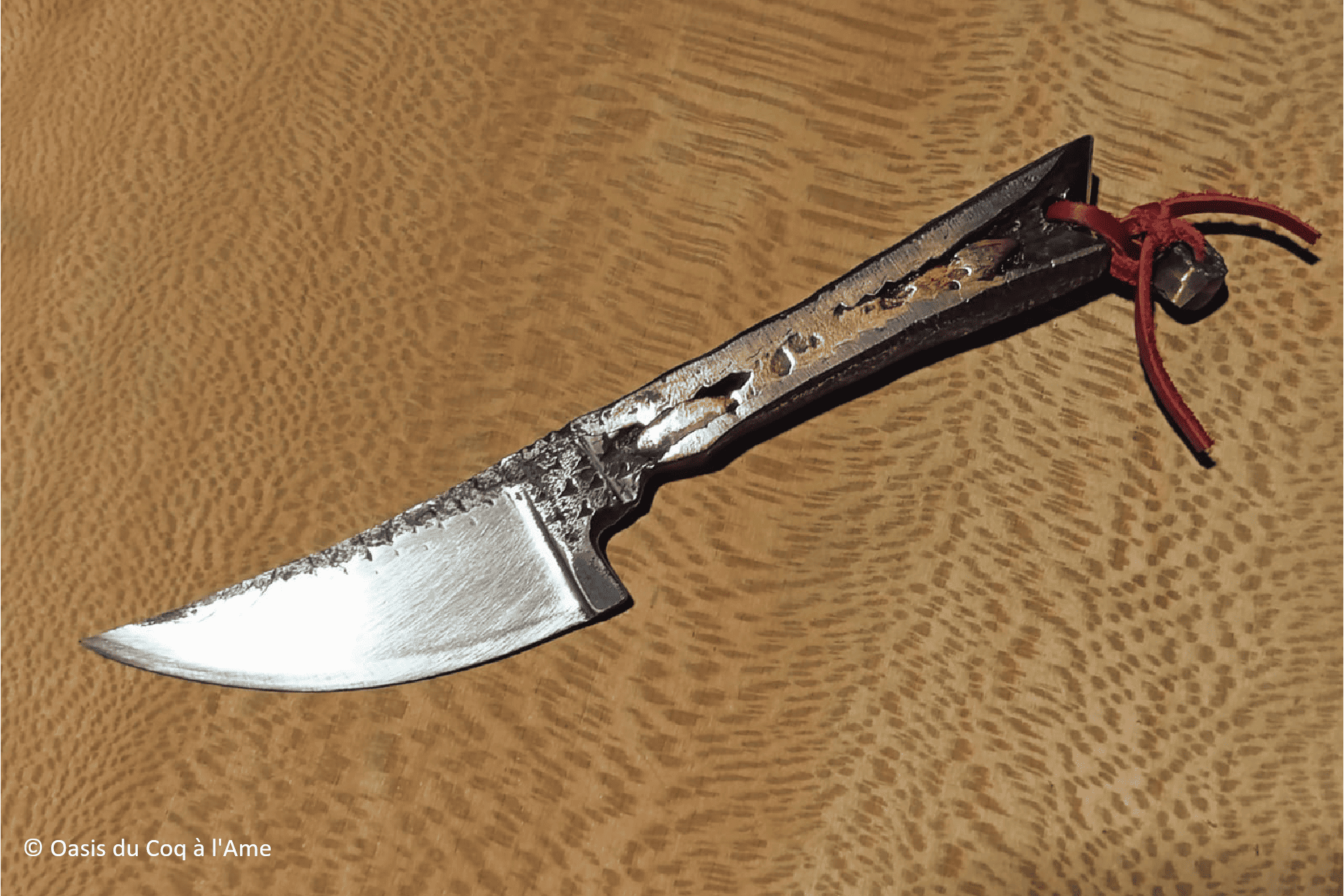 Stage de forge : couteau brut de forge_Cellettes