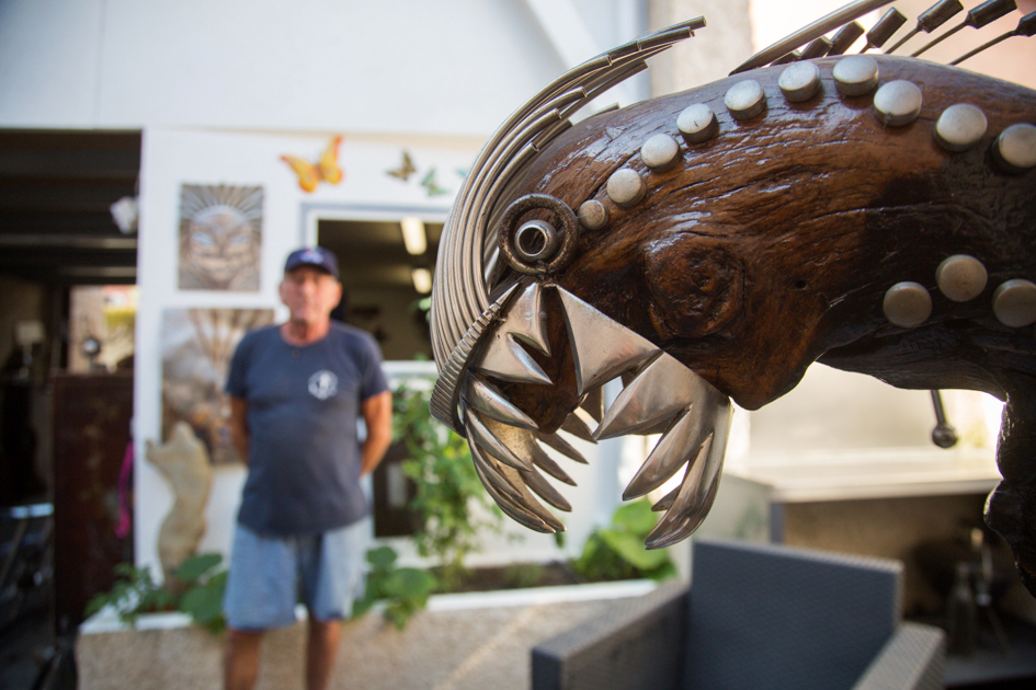 Visite de l'atelier de Thierry Guillaume