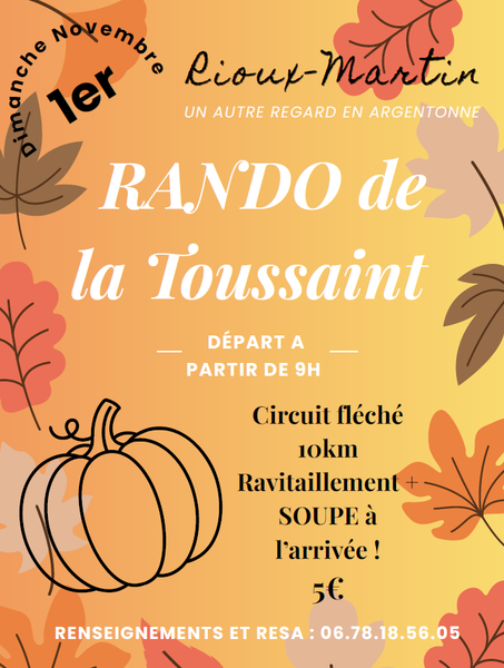 Randonnée pédestre de la Toussaint
