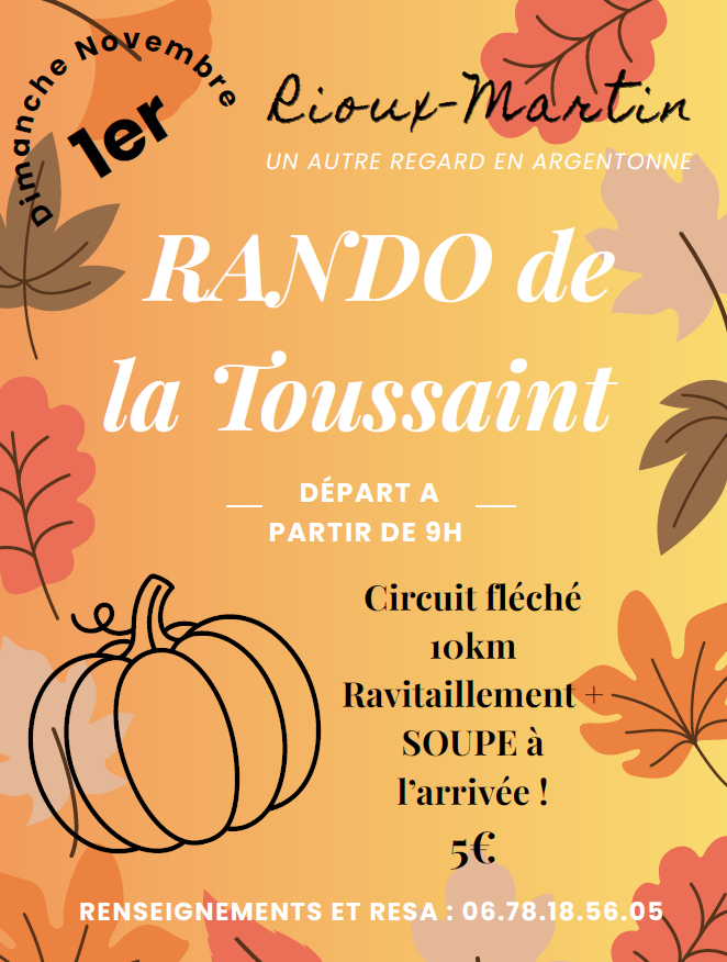Randonnée pédestre de la Toussaint