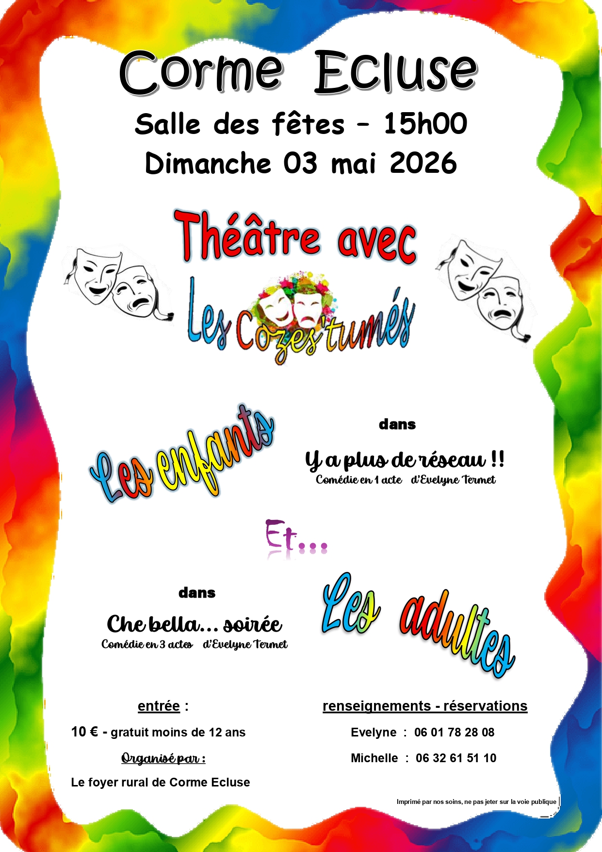 Théâtre avec "Les Cozes'tumés"