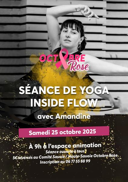 Atelier yoga dans le cadre d'Octobre Rose_Les Contamines-Montjoie