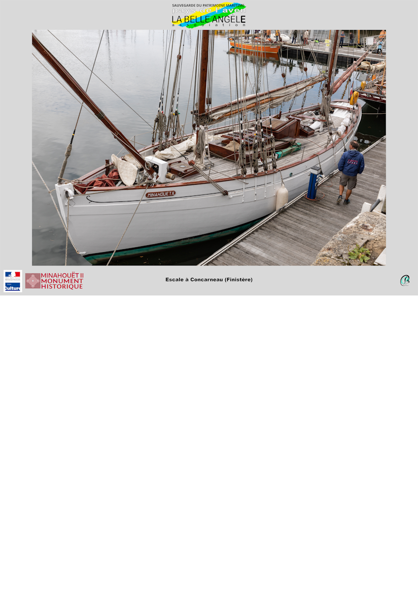 Visite du bateau Le Minahouet II