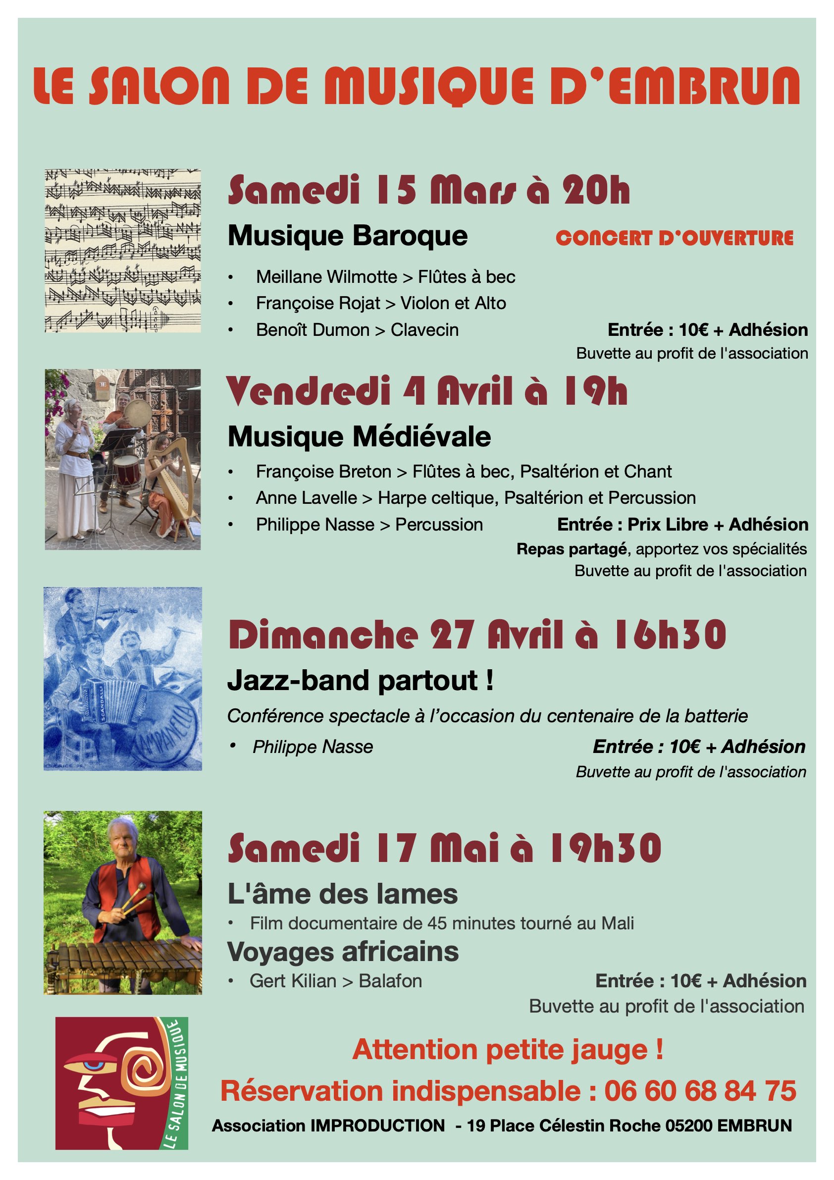 Le salon de musique : Concert de Musique Baroque