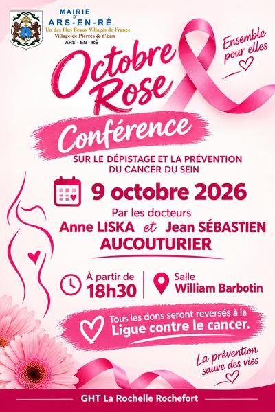 Octobre Rose : Conférence sur le cancer du sein