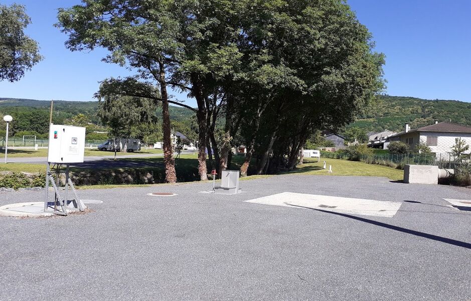 Camping de La Lande aire de services camping cars