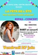 La fête de l'été - Repas concert_Sury-le-Comtal