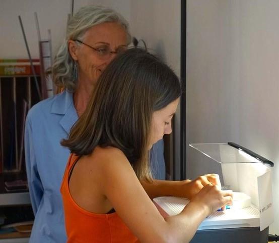 Stage création d'un vitrail à Aiguebelette