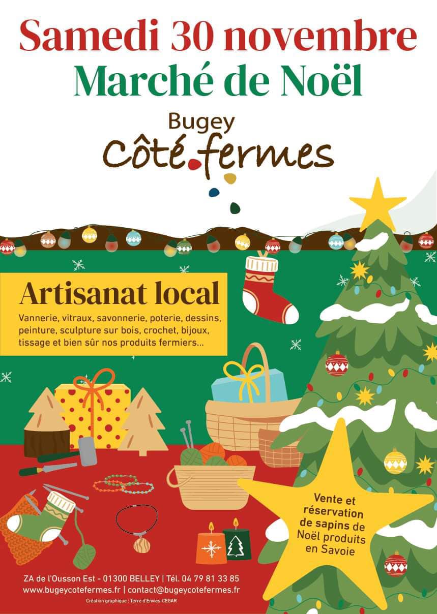 Marché de Noël à Bugey Côté Fermes_Belley