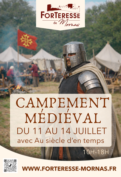Campement médiéval à la Forteresse de Mornas_Mornas