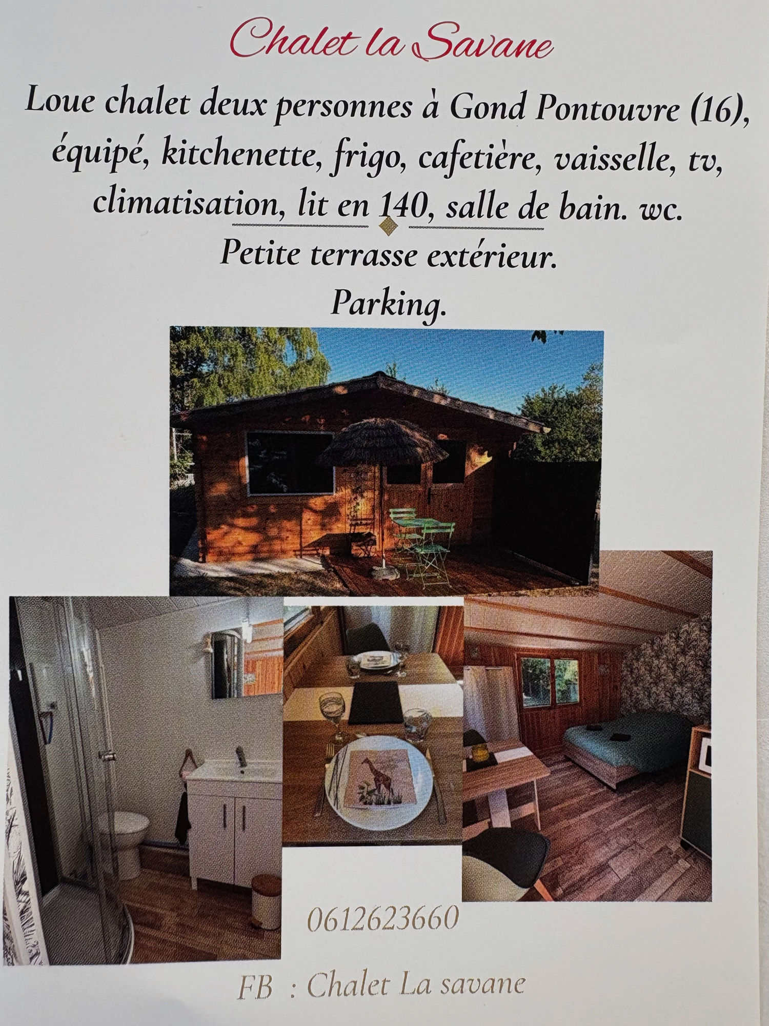 Chalet La Savane