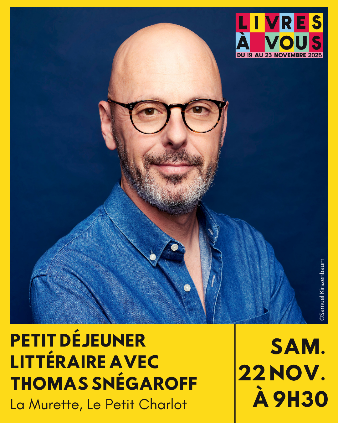 Petit déjeuner littéraire avec Thomas Snégaroff_La Murette