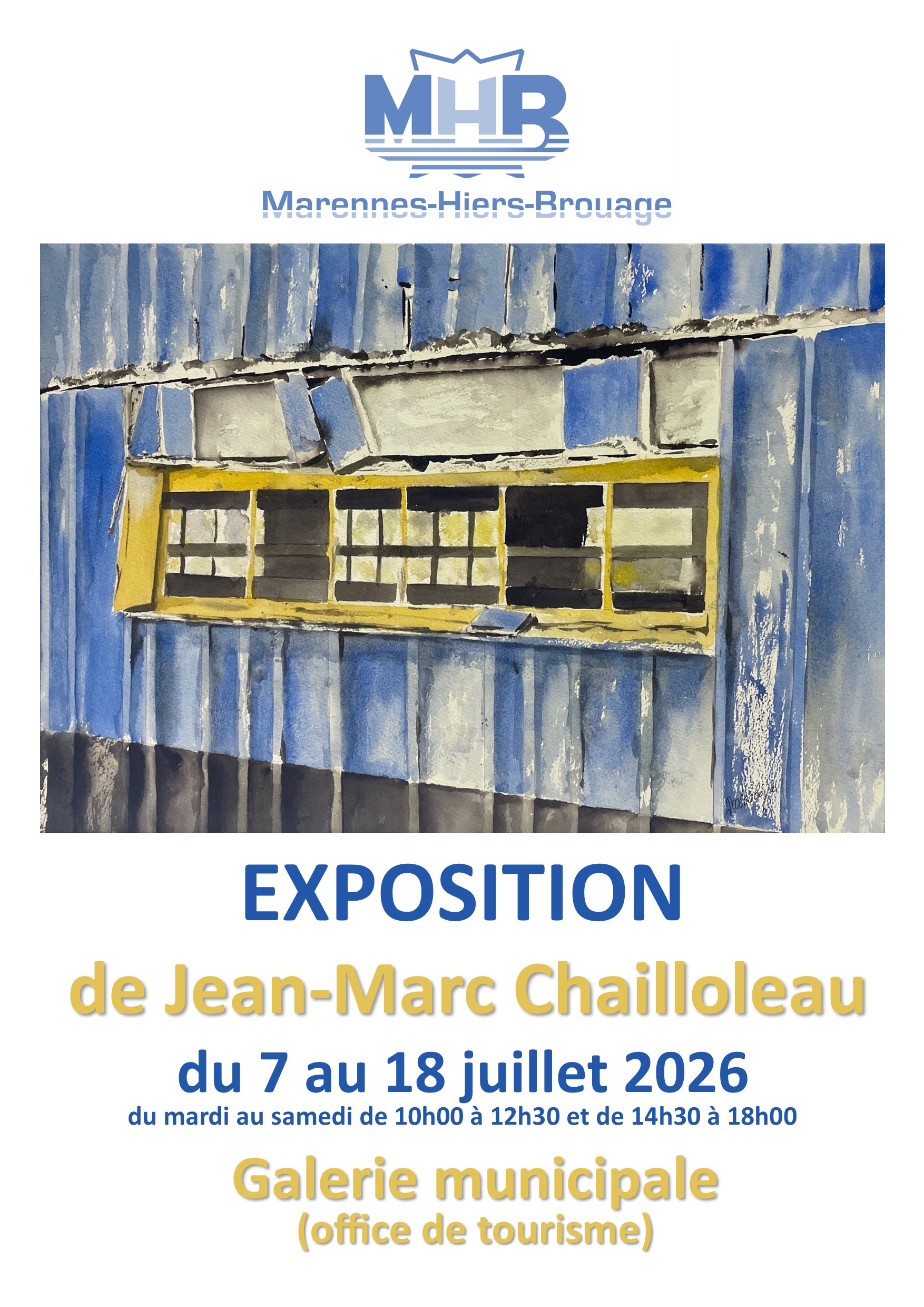 Exposition de Jean Marc Chailloleau