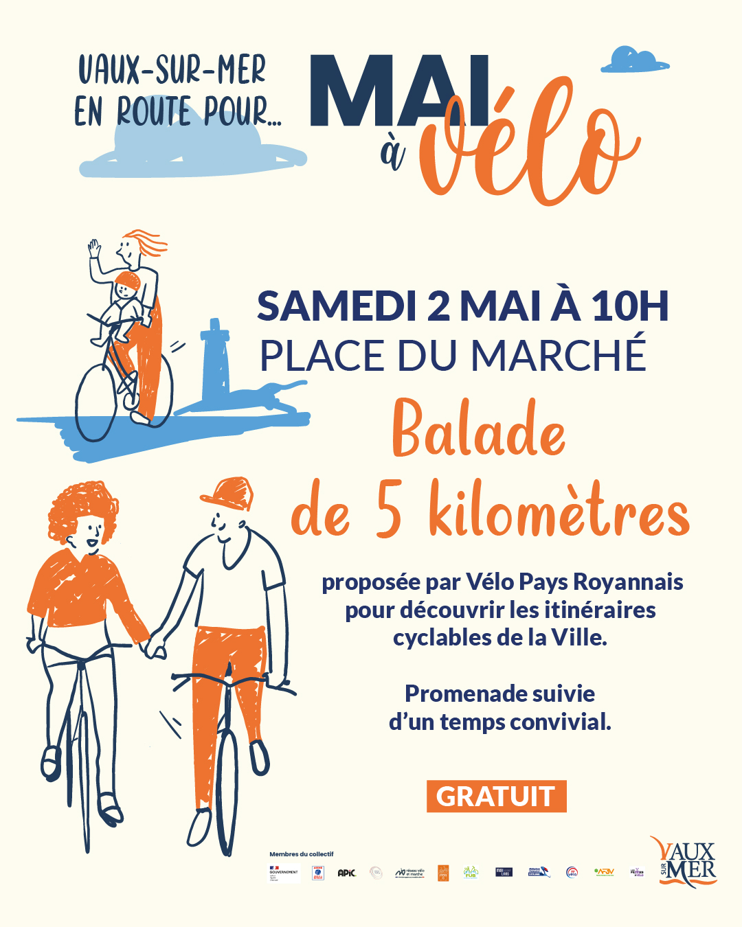 Mai à vélo : lancement de l’opération et balade de 5 kilomètres
