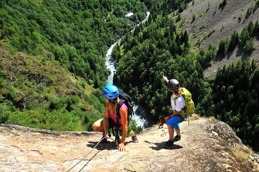 Via ferrata de Saint Christophe en Oisans - Tronçon 1