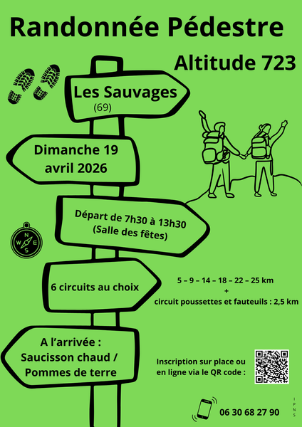 Randonnée Pédestre - ALTITUDE 723