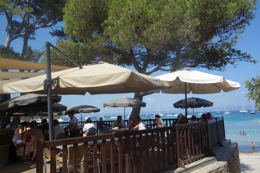 Restaurant Porquerolles La Plage d'Argent île de Porquerolles Parc National