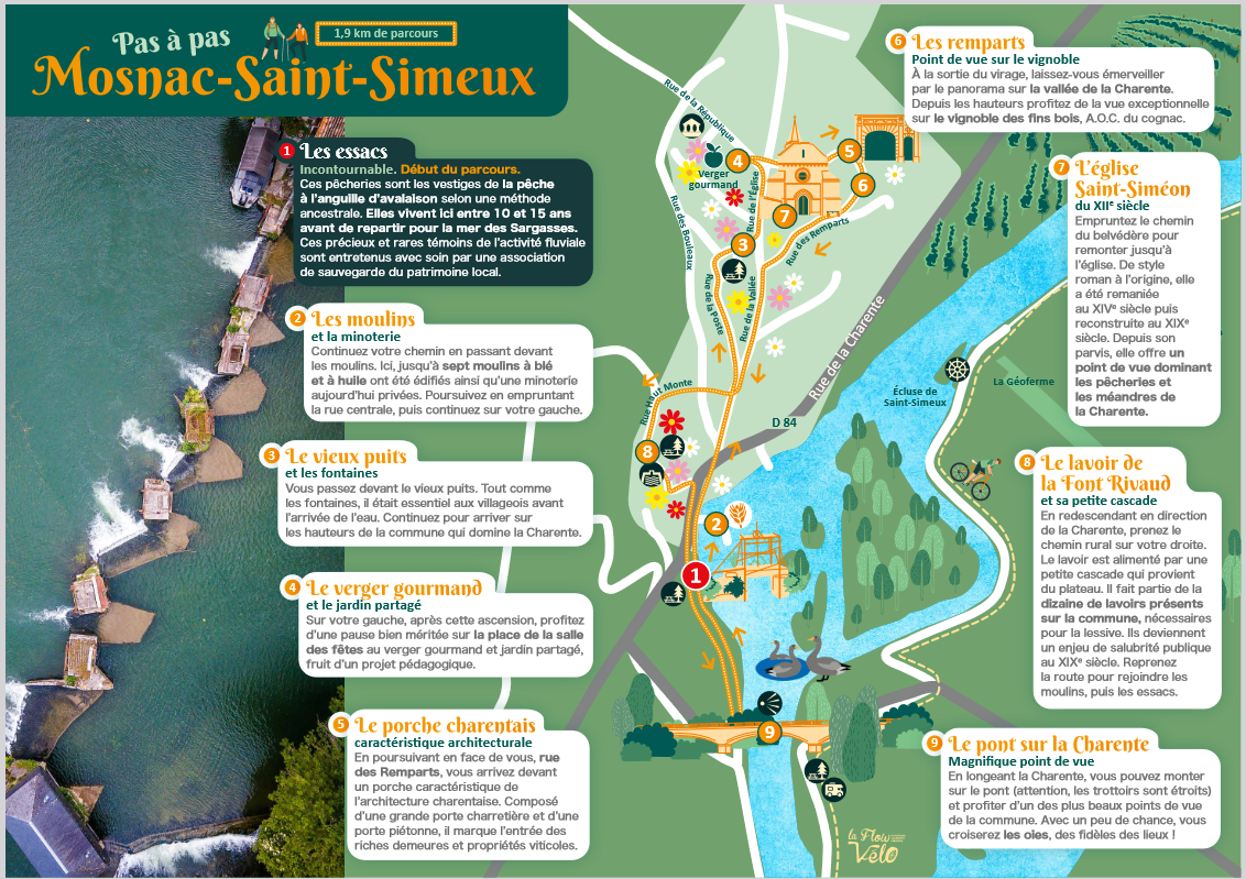 Balade | Pas à pas à Mosnac-St-Simeux | Villages de Pierres et de Vignes