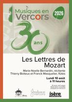 Musiques en Vercors - concert lecture - Les lettres de Mozart_Villard-de-Lans