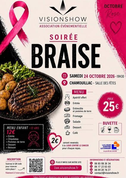 Octobre Rose - Soirée Braise