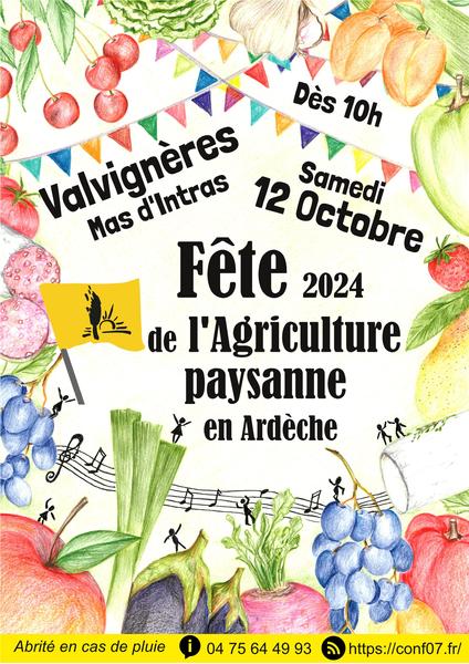 Fête de lagriculture paysanne ardèche