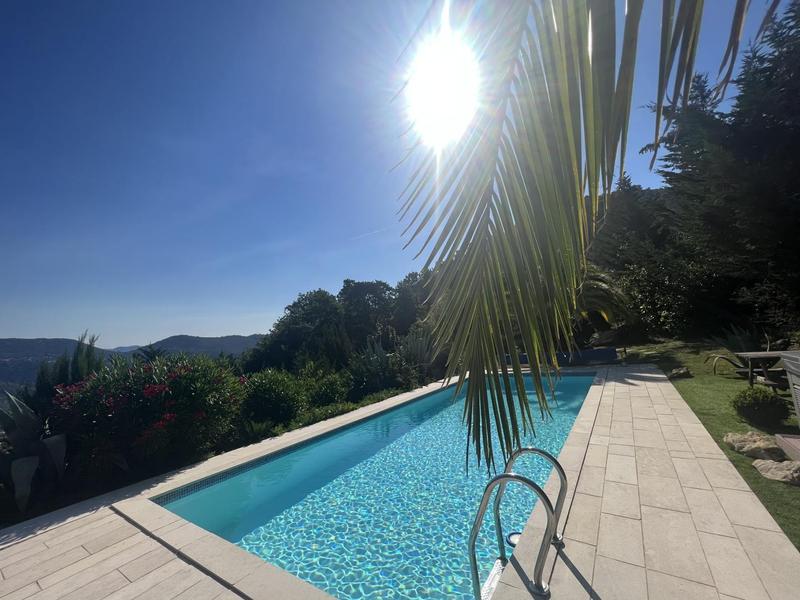 Villa Palmeraie Nice® -Piscine-Aspremont-Gîtes de France des Alpes-Maritimes