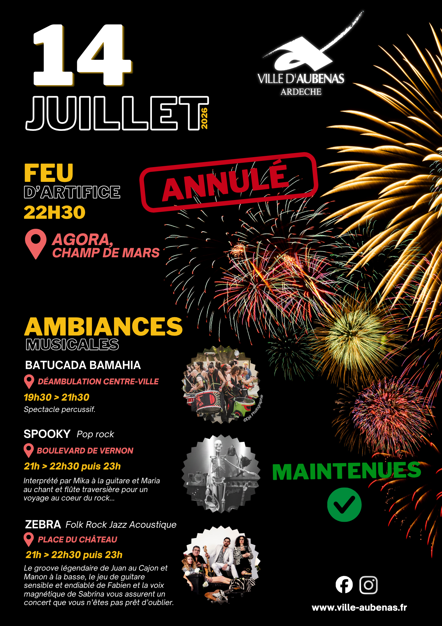 Fête Nationale : Concerts