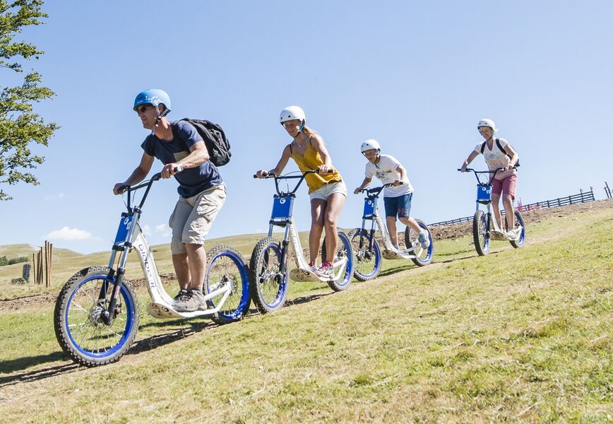Trottinettes de descente