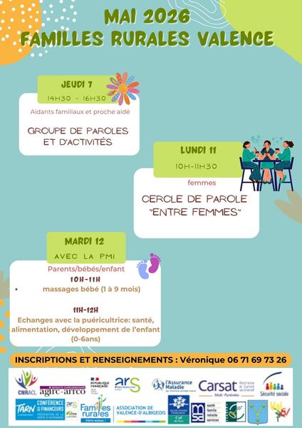 Groupe de paroles et d'activités