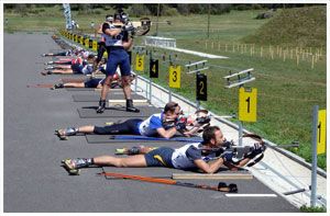 Ski roues stade de biathlon Plans d'Hotonnes