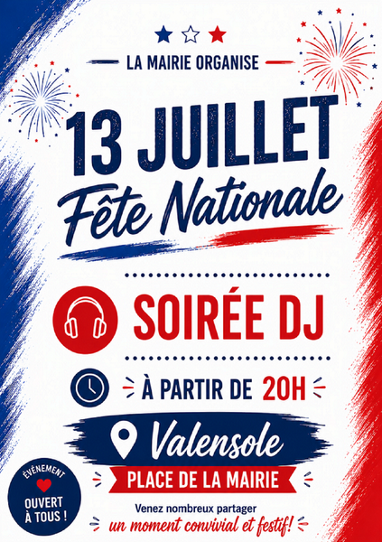 Fête Nationale du 13 juillet