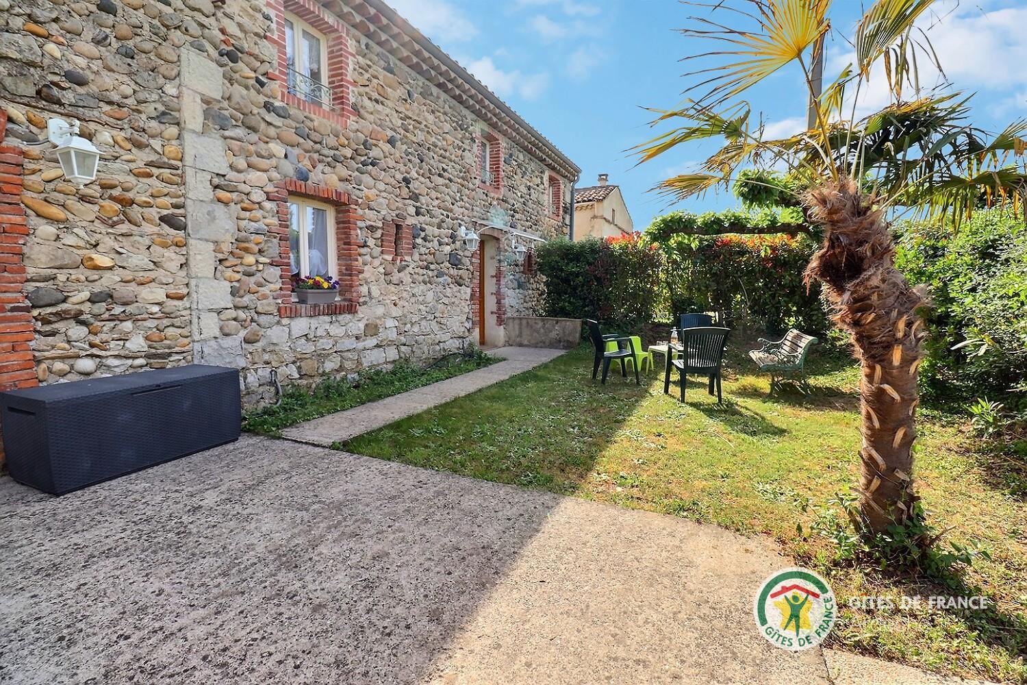Agréable jardin clos
