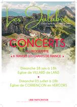 Concert avec la chorale Les Jalabres_Corrençon-en-Vercors