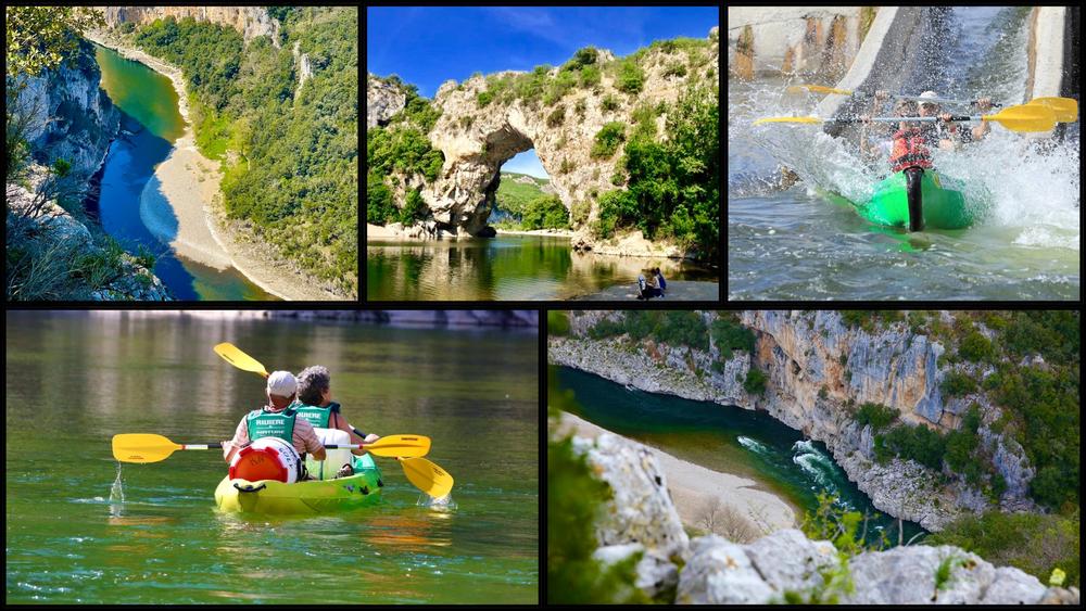 Canoë - Kayak de Sampzon à St Martin d'Ardèche - 36 km / 3 jours avec Rivière et Nature