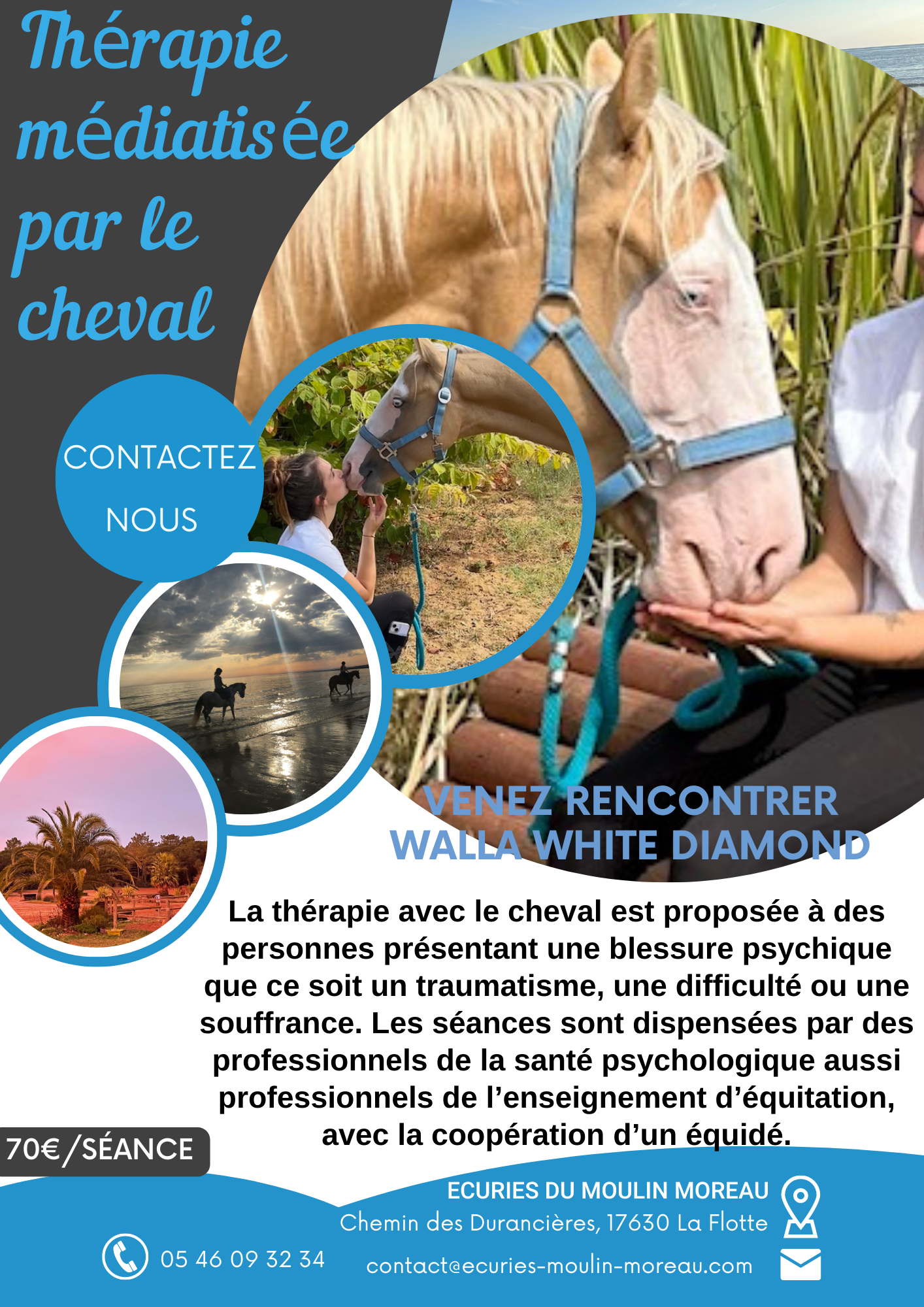 Thérapie médiatisé par le cheval