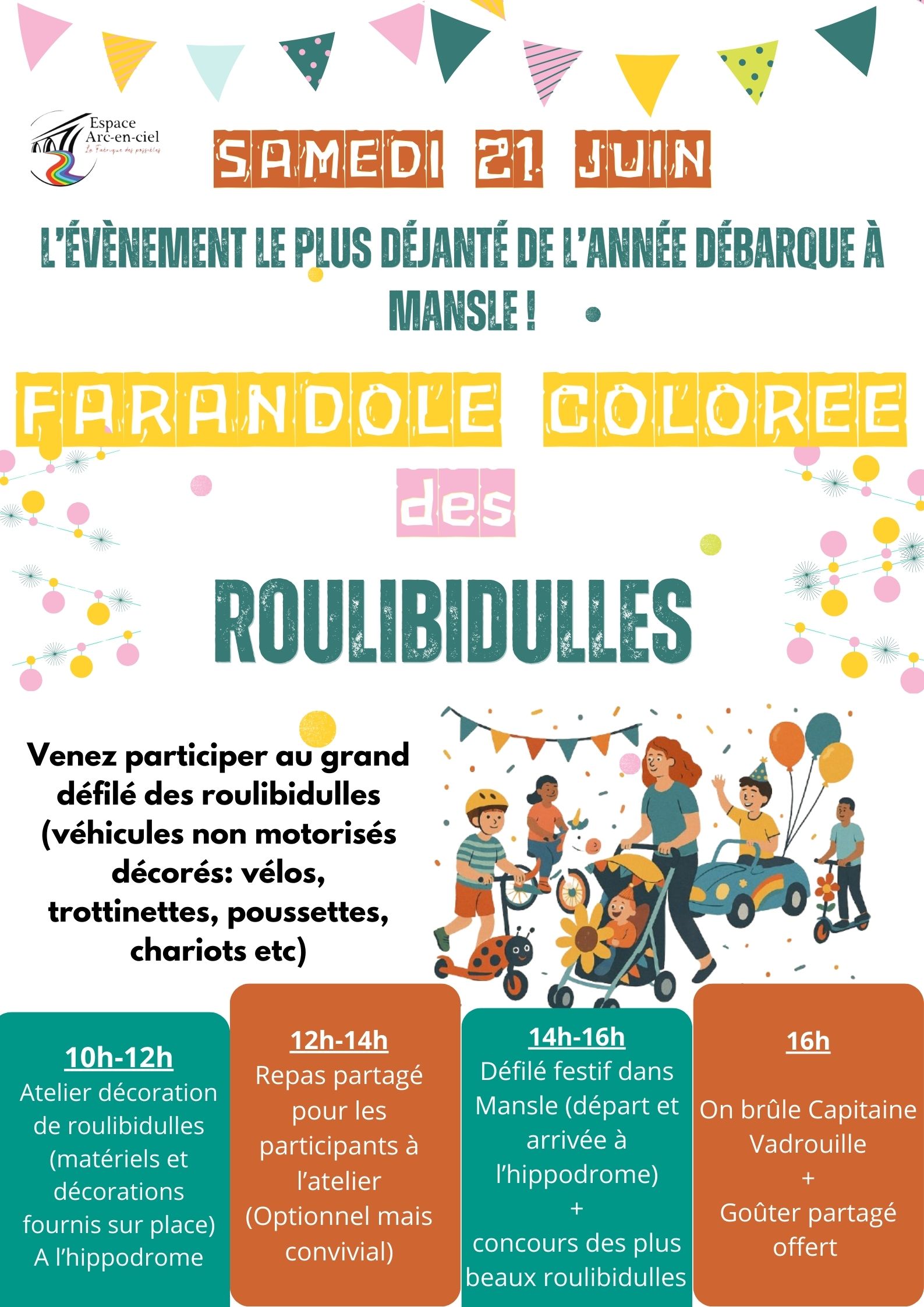 Farandole colorée des Roulibidulles_Mansle-les-Fontaines