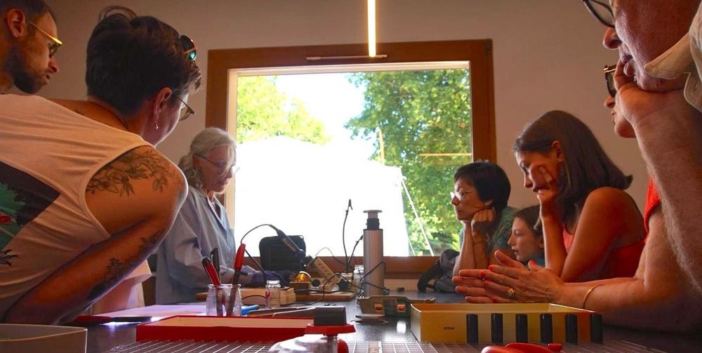 Stage création d'un vitrail Tiffany à Nances