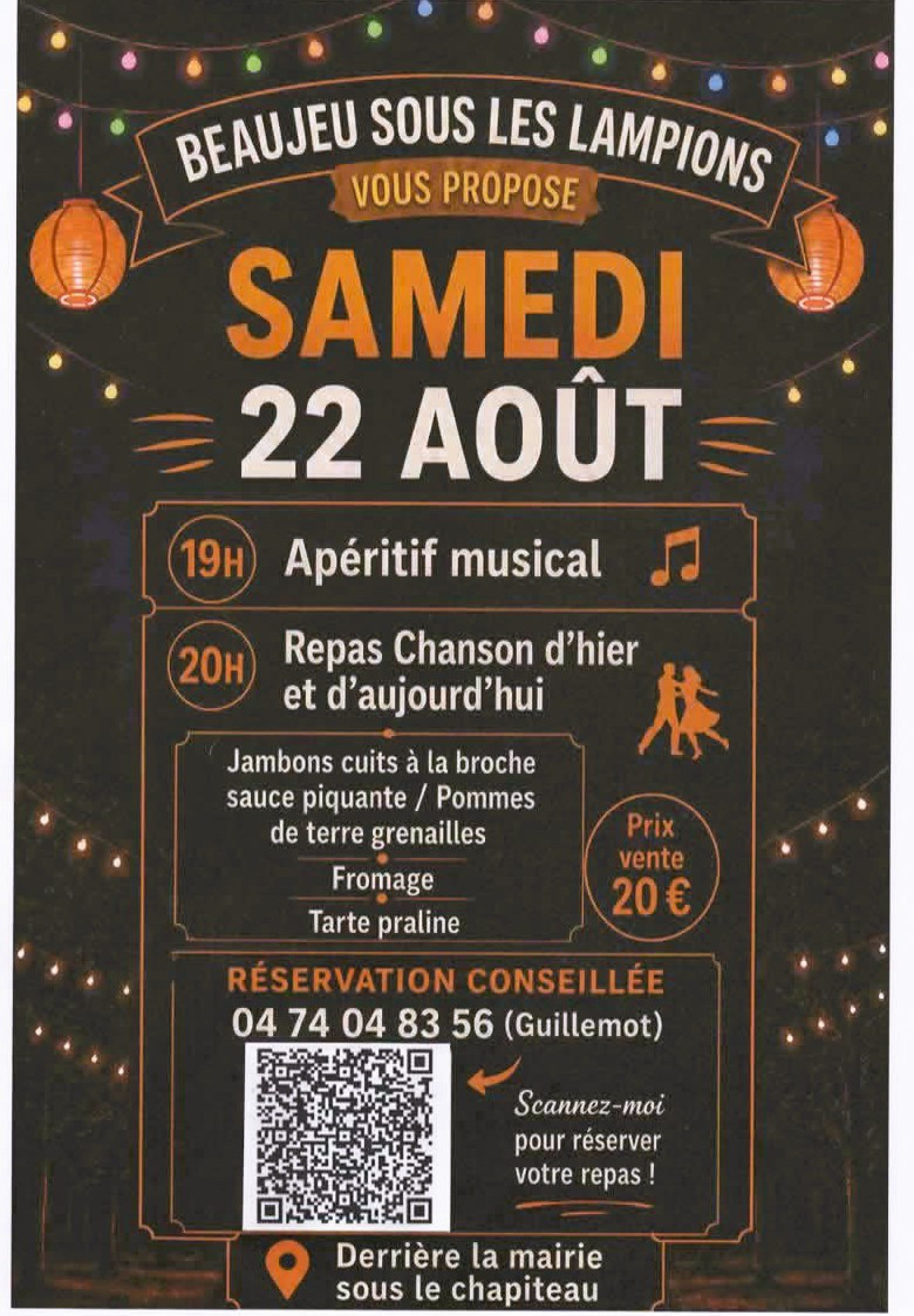 Beaujeu sous les lampions - Soirée jambon à la broche_Beaujeu