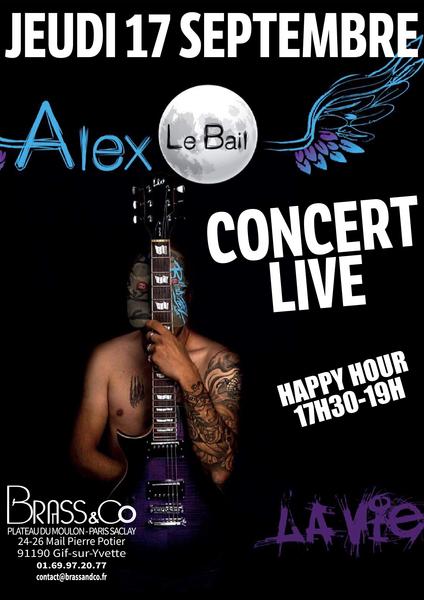 CONCERT LIVE – ALEX LE BAIL CHEZ BRASS&CO !