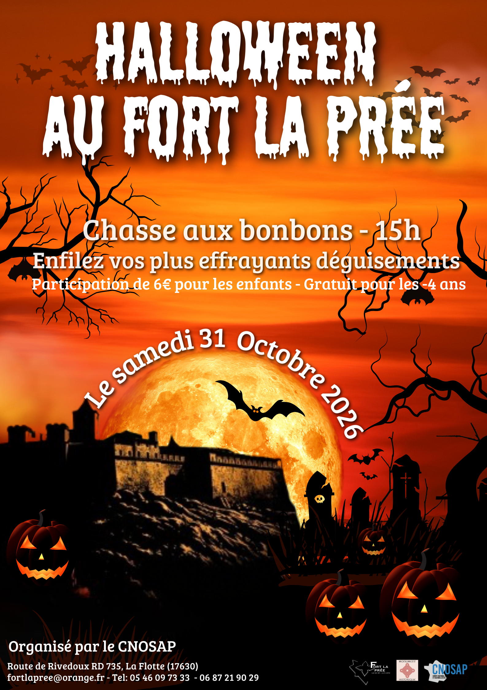 Halloween au Fort La Prée