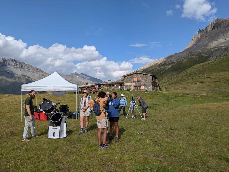 Soirée sous les étoiles au refuge de Plan du Lac_Val-Cenis