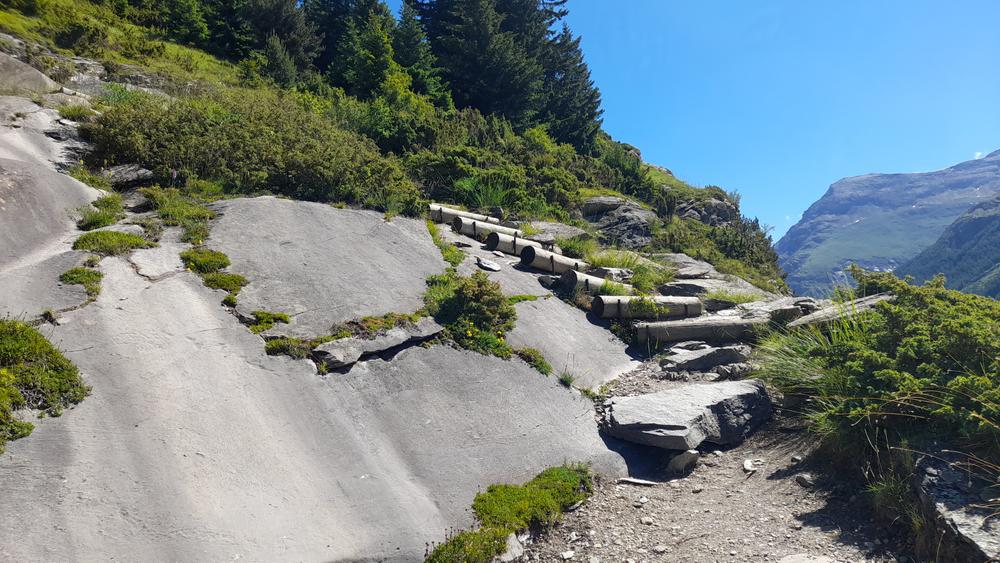 Sous le refuge de vallonbrun