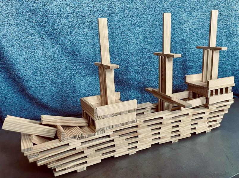 Monde aquatique en Kapla