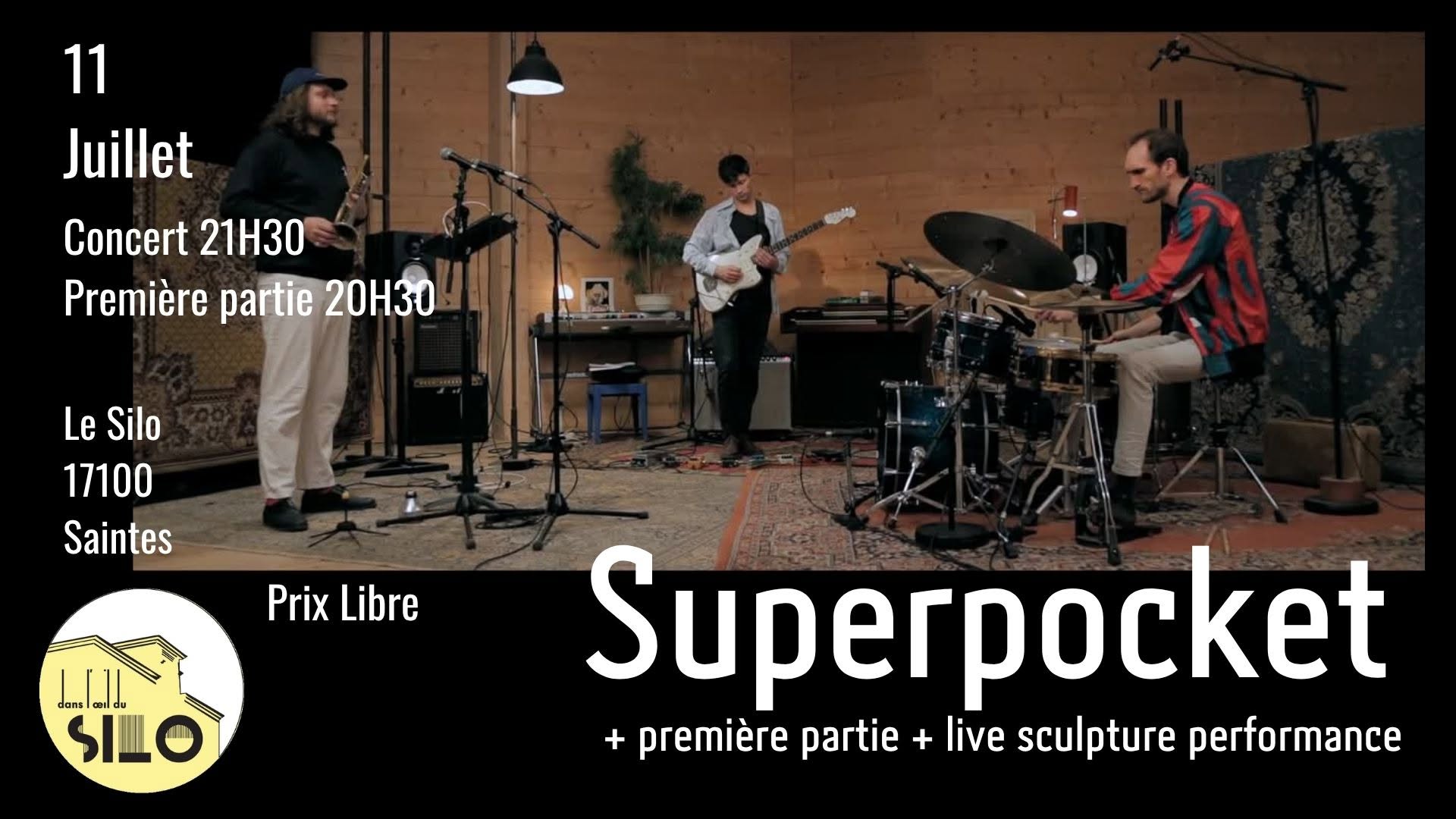 SuperPocket en concert au Silo